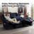 3-seater Reclining Sofa With Cup Holders & Storage Drawer – Soft Chenille Fabric-1572302812