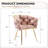 Modern Velvet Upholstered Kitchen Chairs Dining Chairs Set of 2-184720974