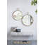 Miroir mural 22 "x 28" avec cadre en fer, miroir décoratif pour le salon, le vestibule, le bureau-405247245