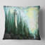 Coussin de peinture moderne avec sapin river et arbres-30141068-30141072