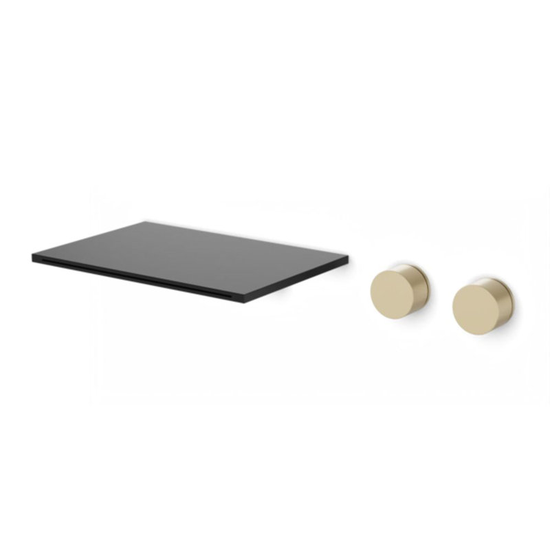 Tub Filler, Satin Brass/Matte Black