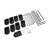 27.5X13.7X65” 6-Tier Hat Holder Rack