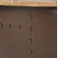 Table de bout en bois et fer
