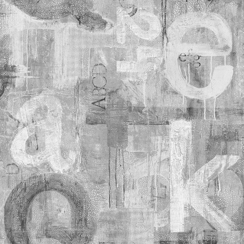 Rouleau abstrait Zyriel, Gris clair
