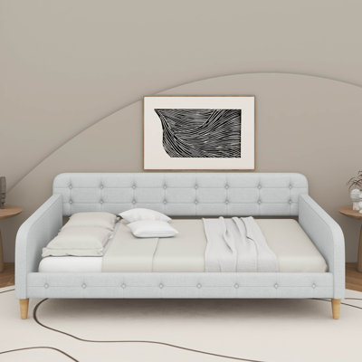 Full Size Upholstered Daybed With Legs