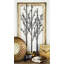 Brown Wooden Frame Wall Decor with Metal Tree