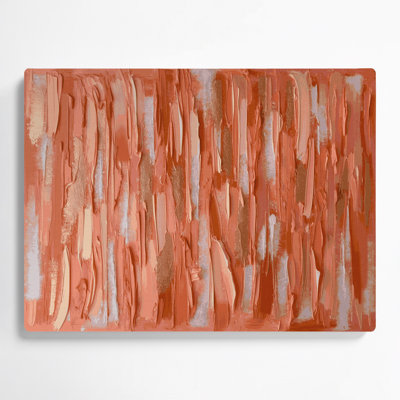 Lyrical Abstraction 77 Brown Metal Wall Art
