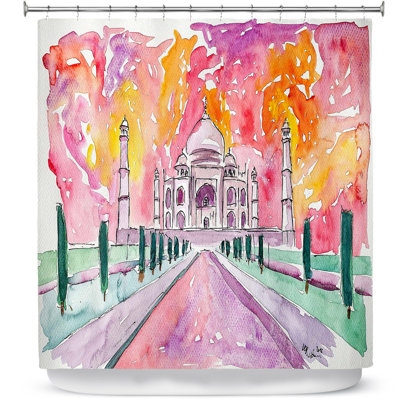 Rideau de douche simple taj, mahal