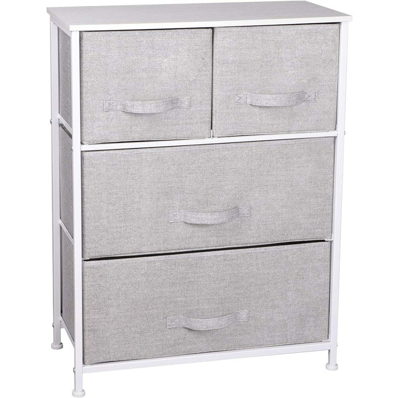 Flemingdon Iron 59.99cm W 4 - Drawer Chest of Drawers