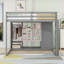 Lit mezzanine avec garde-robe, tablettes et armoire-948970013-948970015