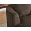 Fauteuil demi-tonneau pivotant en fausse fourrure-518636622