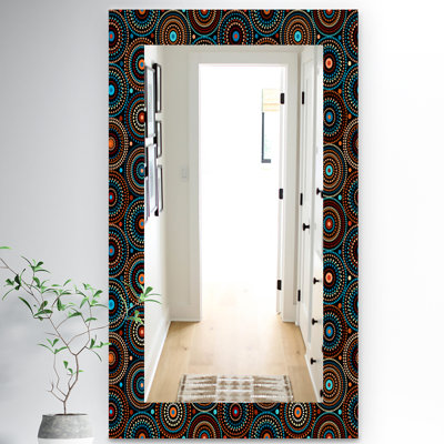 Miroir mural traditionnel 4 impressions obsidian
