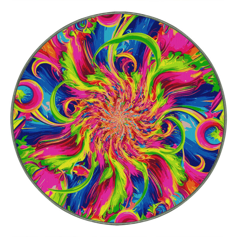 Mind Melt Rug, Round 7'