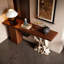Console élégante de style Wabi-sabi-129180270