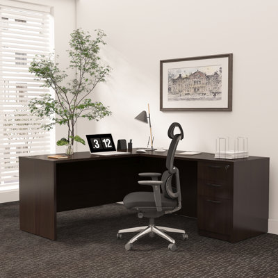 L-Shaped Executive Desk