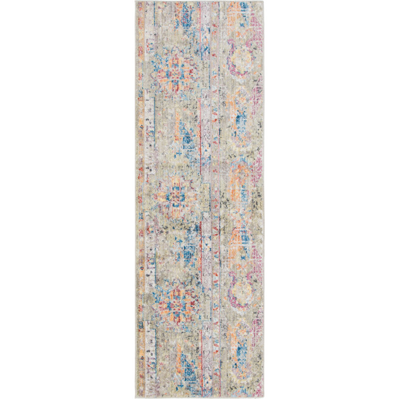 Leanora Geometric Indoor Rug, Runner 2'7" x 8'2"