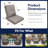 Schutt 22" W Olefin Outdoor Seat/Back Cushion with Removable Zippered Covers-88582759-106870688