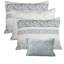 Microfiber Damask Coverlet with Pillow Shams Included