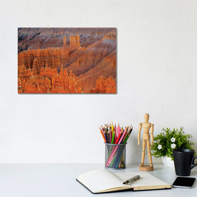 Utah, Bryce Canyon National Park. View of canyon with hoodoos 1 Piece Wrapped Canvas Painting
