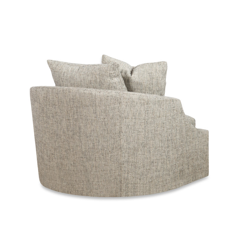 Century Home Elegance Fabric Swivel Chair