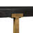 Aarsh Oak Metal Base Dining Table