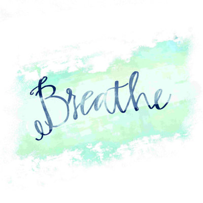 «Breathe Abstract», reproduction sur toile tendue