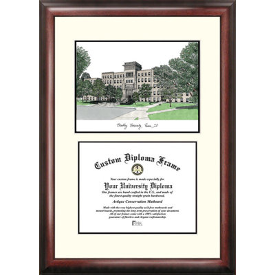 NCAA Satin Stain Brown Wood Matte Picture Frame