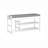 Bamboo Shoe Bench Rack with Storage-105350935