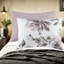 Ensembles de literie à motif floral moderne simple, microfibre brossée douce, conception mauve pour les chambres confortables