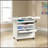 Traditional Craft Cart, White finish