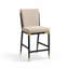 Ensemble de 2 tabourets de hauteur comptoir sans accoudoirs modernes, de fabrication durable et de sièges généreusement rembourrés