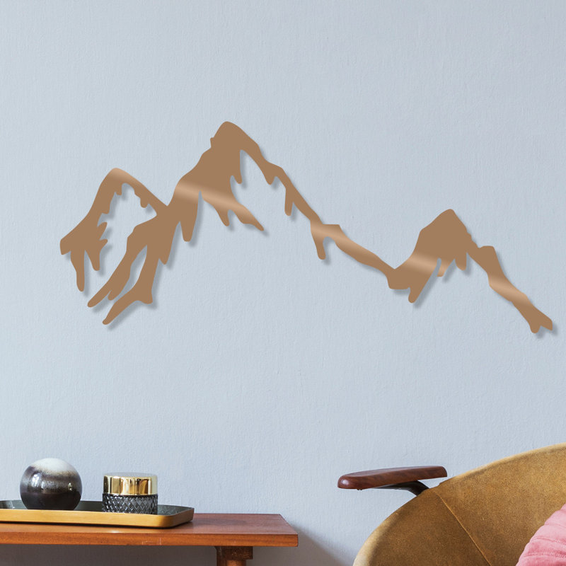 Wall Decor on Metal, Copper