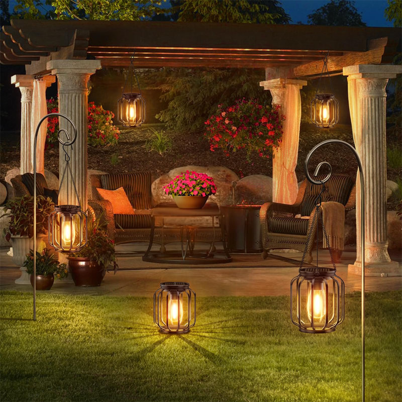 Brandes 34cm Solar Powered Outdoor Lantern