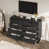 8 commode / noir est en rupture de stock