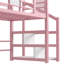 Lit mezzanine simple avec glissade et escalier-1885639543