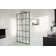 Esprit 38 in. x 78 in. French Monture Single Fixed Shower Panel