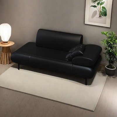 Light luxury modern faux leather lounge chair