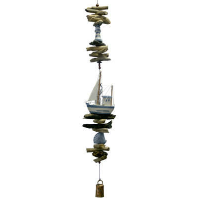 Weather Resistant Wood Transportation Wind Chime