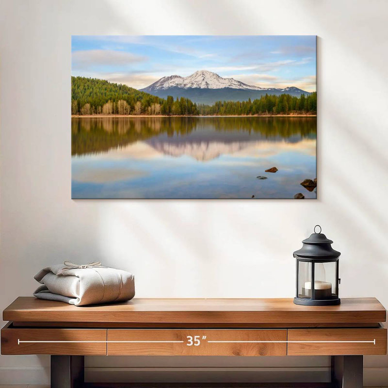 Alvord, reflet du lac Shasta, H 16 po x l 24 po
