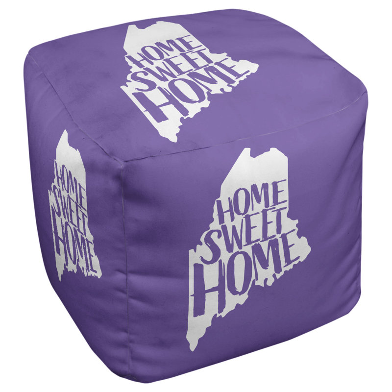 Repose-pieds à cubes pour le maine doux home, Mauve
