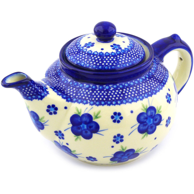 Théière en grès 1,63 Qt. Lacona Pottery