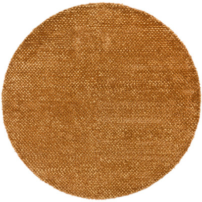 Tapis d'intérieur Lenz Shag authentique, tissé à la main, moderne, brun et beige, en laine et polyester.
