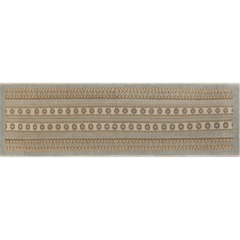 Modern One-of-a-Kind 4' X 13' Area Rug