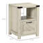 Table d'appoint durable de style rustique faite de matériaux de haute qualité-1138937423