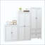 Garde-manger en métal avec tablettes réglables - Organisateur de rangement de cuisine autoportant avec poignées à prise facile, assemblage requis, idéal pour la cuisine, la salle à manger, l’appartement