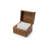 Acacia Wood Recipe Box With Divider Tabs, 2 Compartment, Single