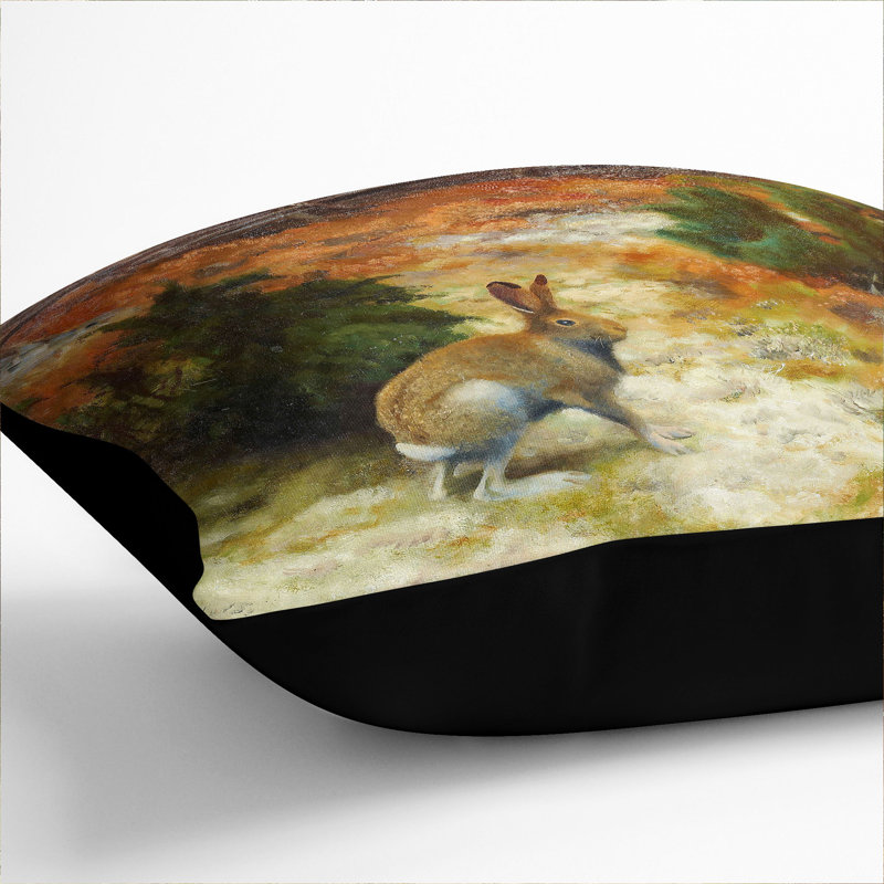 Square Cushion, Black, 55cm H x 55cm W x 20cm D