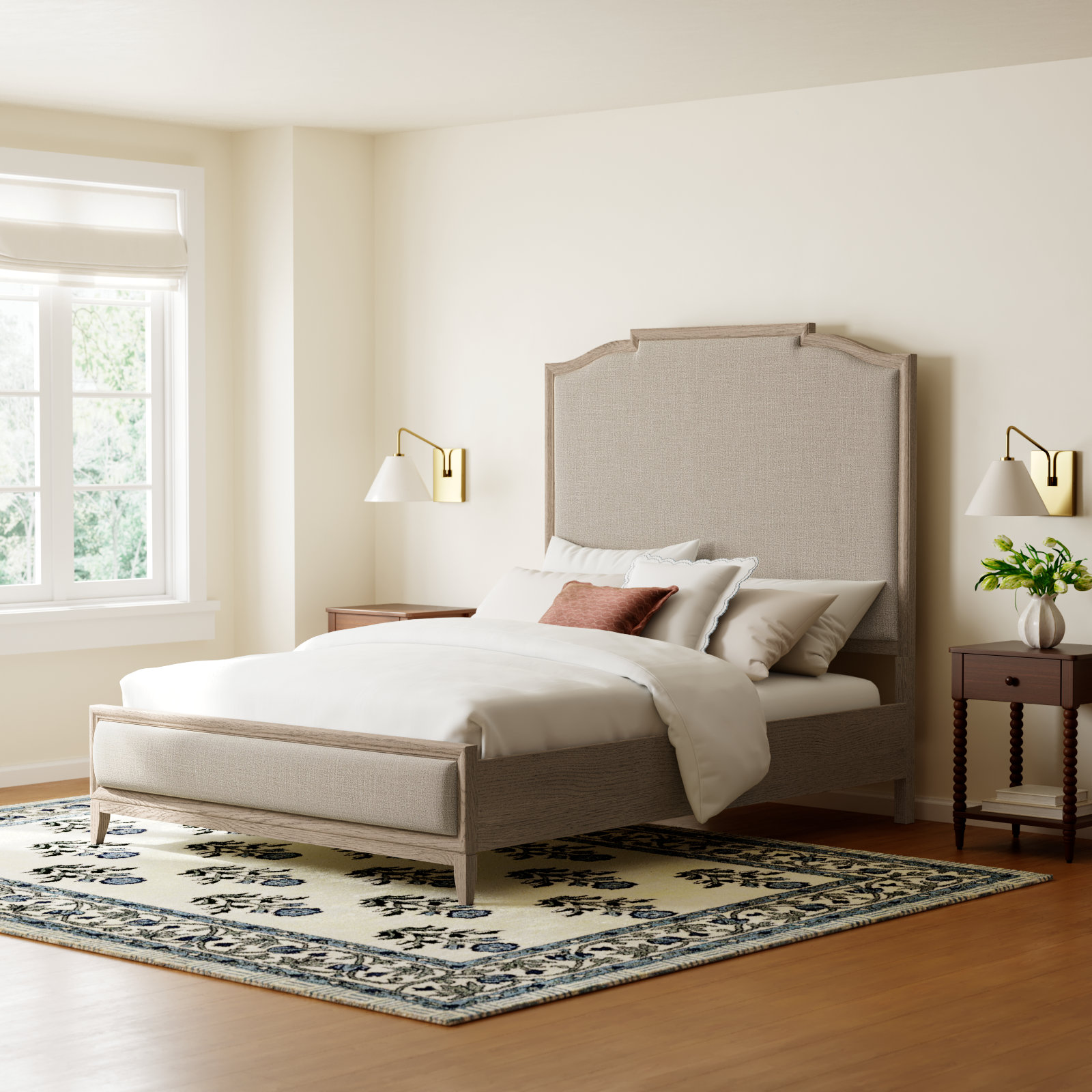 Nadine Upholstered Bed, Queen