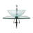 The Renovators Supply Inc. 23.75'' Gloss Bathroom Sink with Faucet