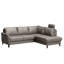 Migues Leather Corner Sofa with Sleeping Function and Storage-1251999396-1251999393